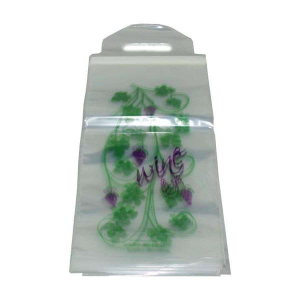 Plastic Carry-Out Wine Bag