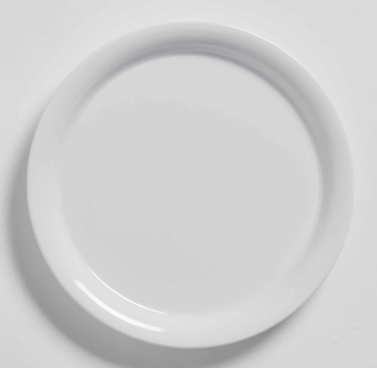 Jane 6" Round Narrow Rim Melamine Bread & Butter Plate, White