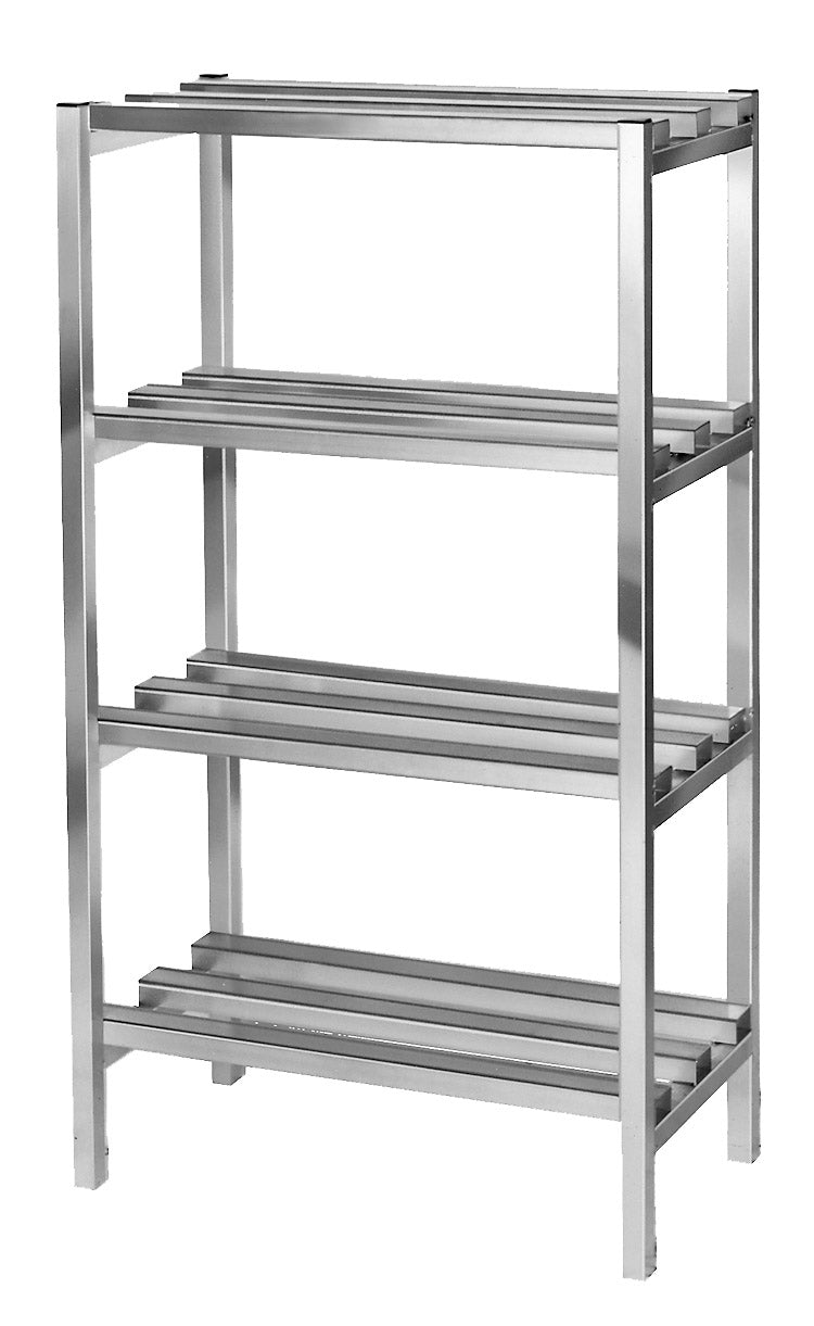 All Welded Dunnage Shelving - 48"W x 64"H - 4 Shelf, 2500 lb. Capacity