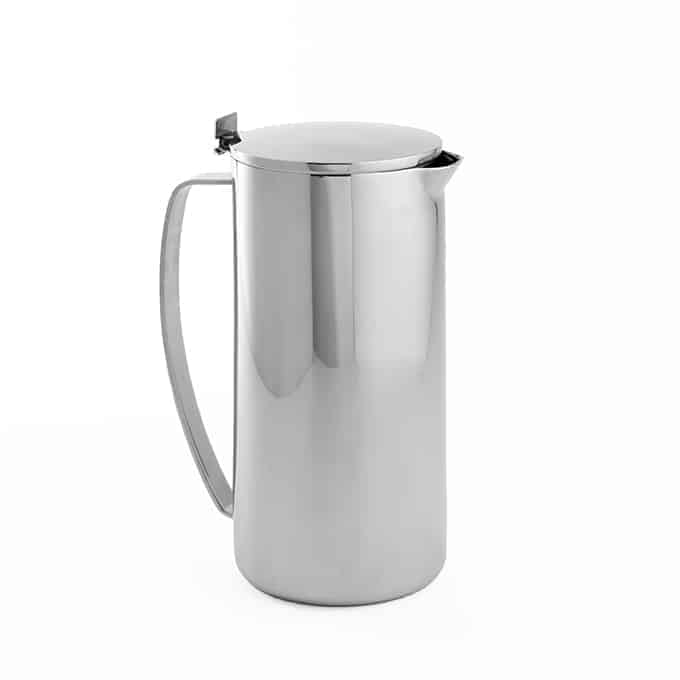 Water Pitcher, 52 oz., Stainless Steel