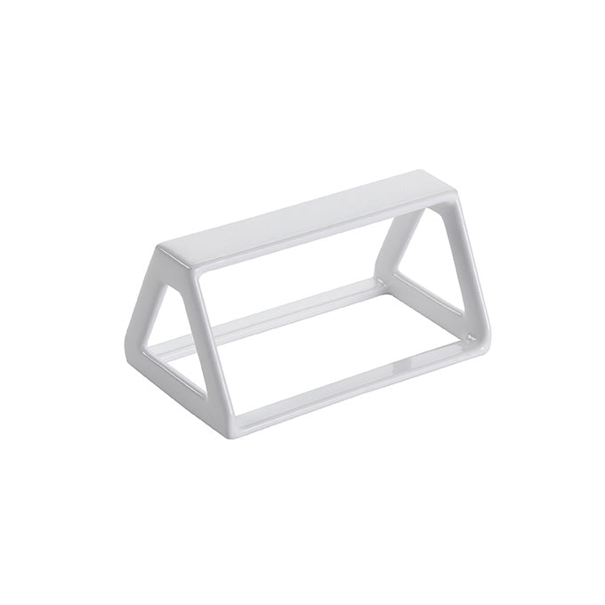 Display Wedge, 2-1/2"H, Rubberized, White