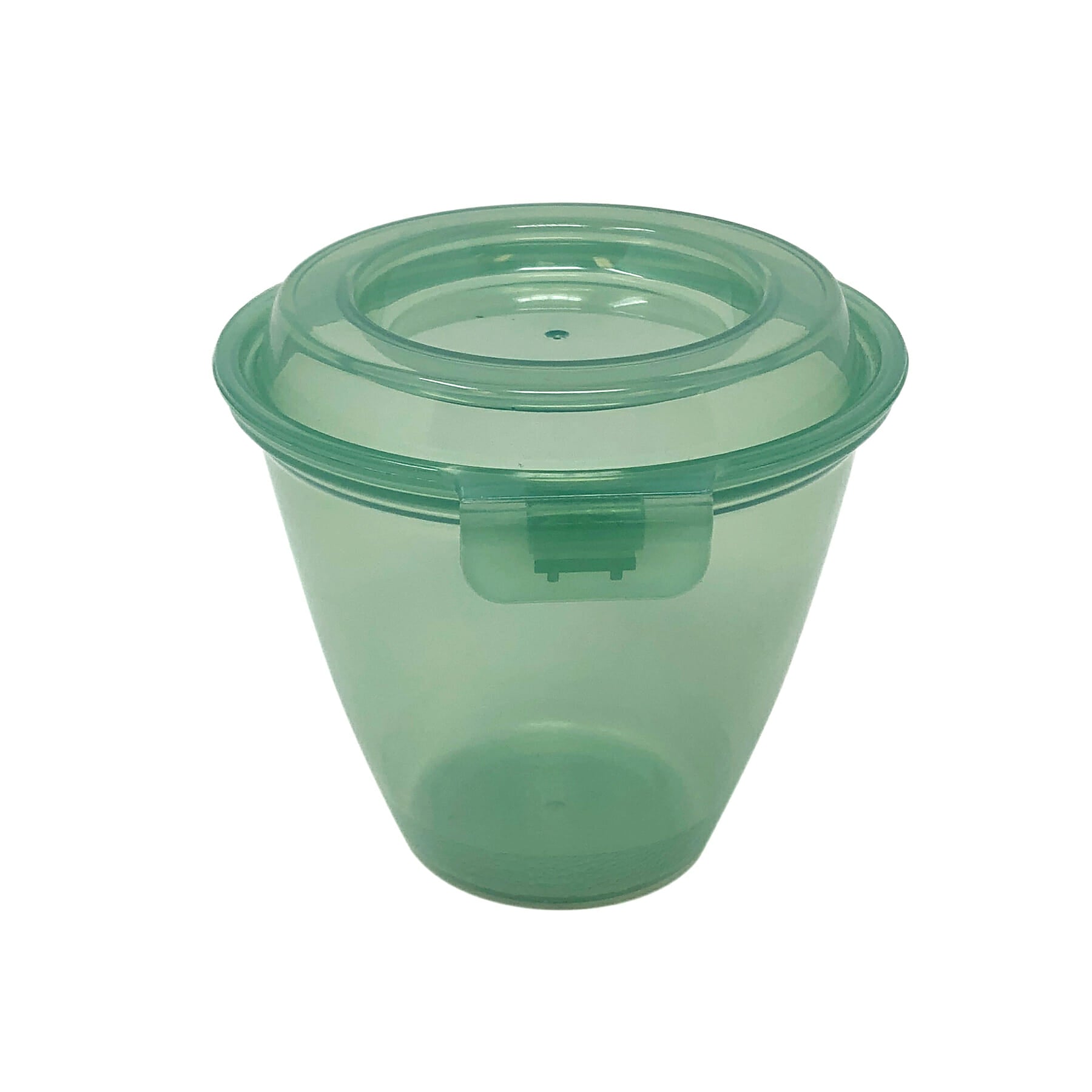 Eco-Takeouts 6.75 oz. Side Dish/Sauce Cup w/Hinged Lid, Jade