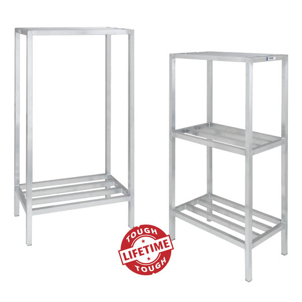 60" x 24" x 12" Tubular Aluminum Dunnage Rack, Standard Series - 2,200 lb. Capacity