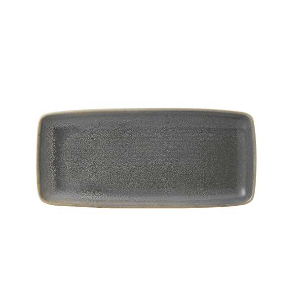 Dudson Evo 10.625" x 4.75" Rectangle Tray, Granite