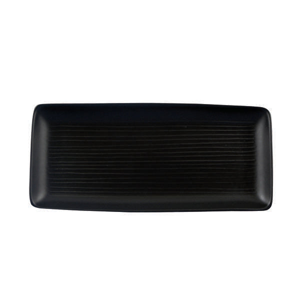 Dudson Evo 10.625" x 4.75" Rectangle Tray, Jet