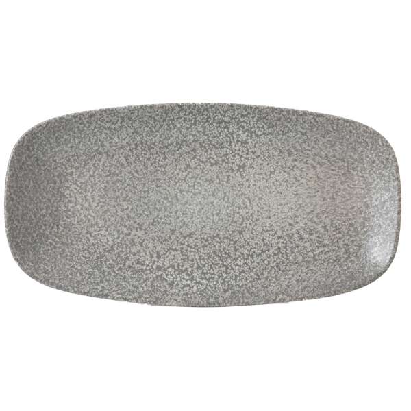 Dudson Evo 13.88" x 7.38" Coupe Plate, Origins Grey