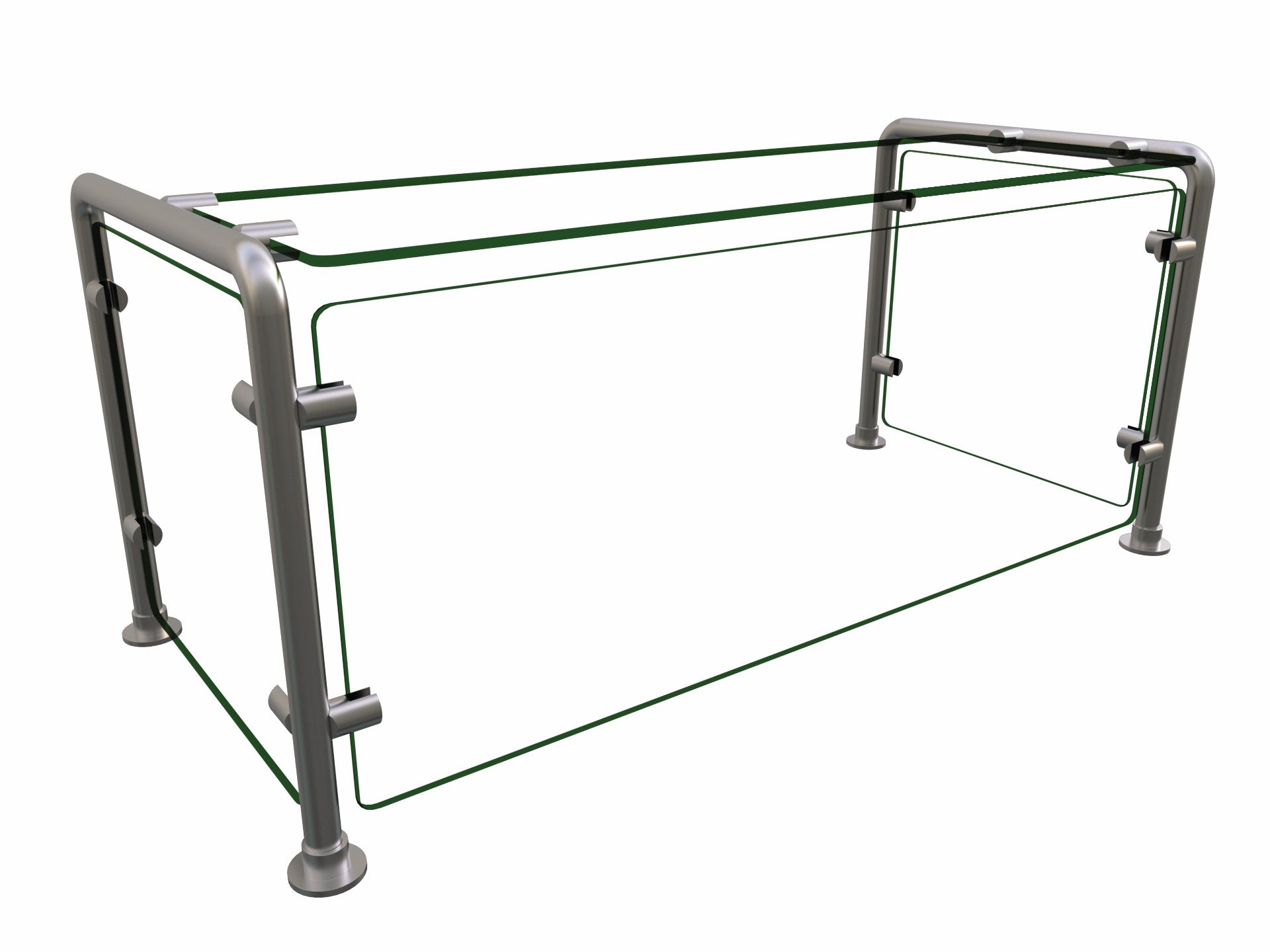 Flav-R-Shield 36"W x 18"D EP12 Glass Food Shield