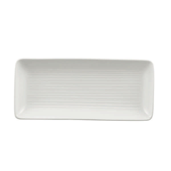 Dudson Evo 10.625" x 4.75" Rectangle Tray, Pearl