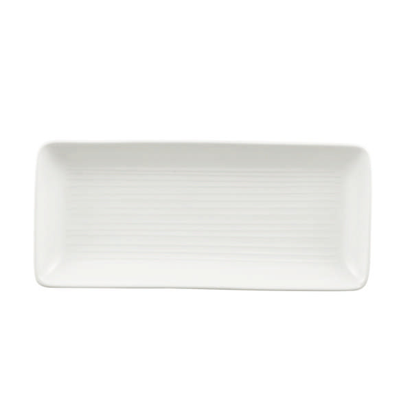 Dudson Evo 14" x 6.5" Rectangle Tray, Pearl