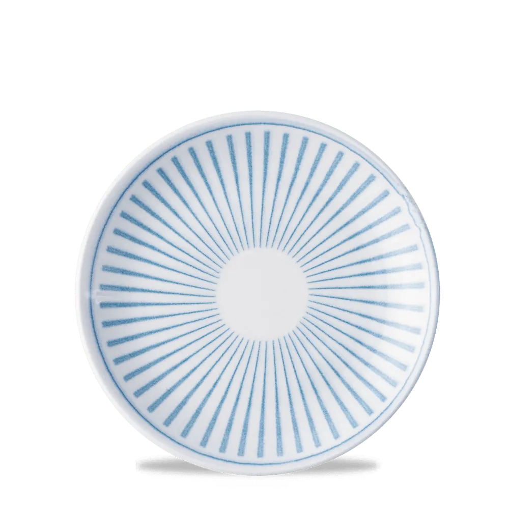 Evolve Plate, 6.5", round, blue