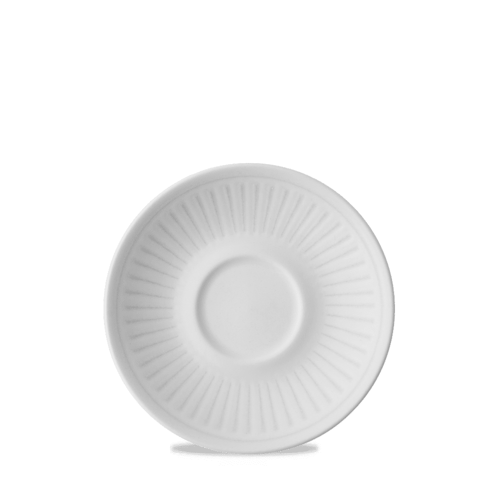 Era Grey Cappuccino Saucer, 6.25", round