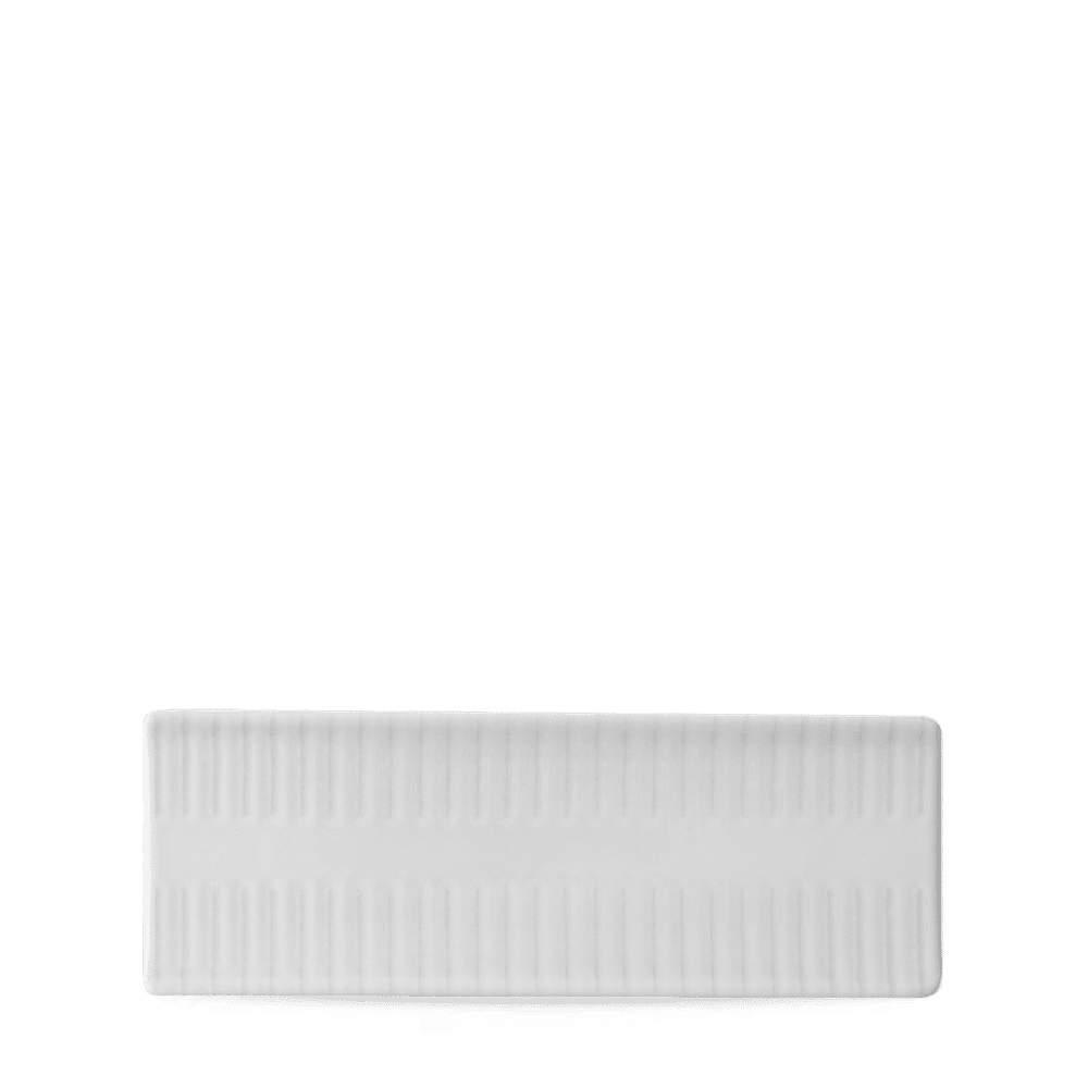 Era Grey Oblong Plate, 25 x 9 cm