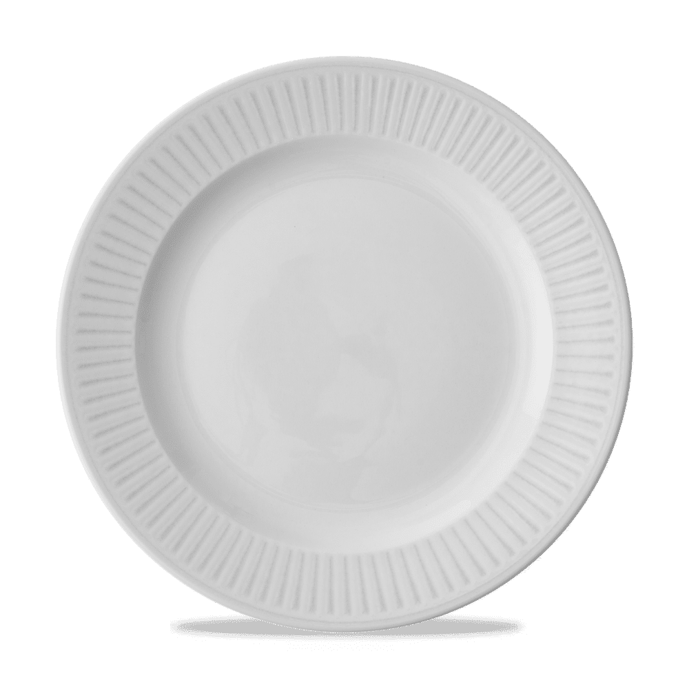 Era Grey Profile Plate, 10.875", round, rimmed