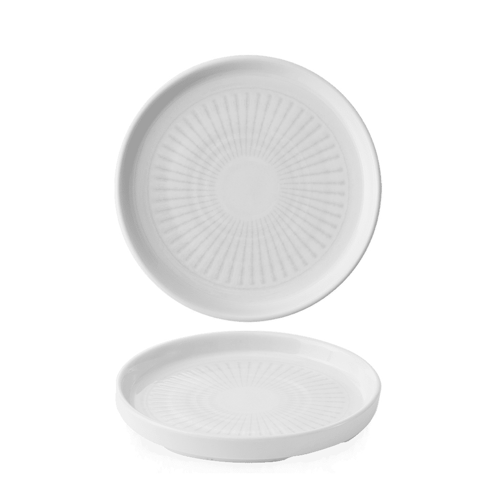 Era Grey Walled Plate, 6.3
