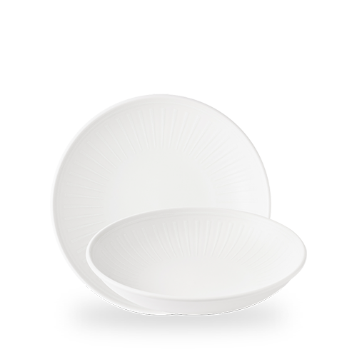 Inked Era 9.80" White Coupe Bowl