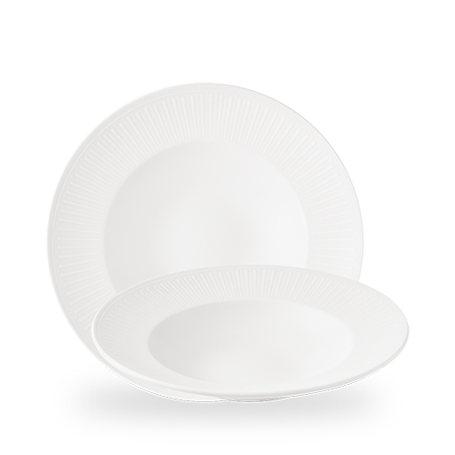 Inked Era 11.33" White Bowl