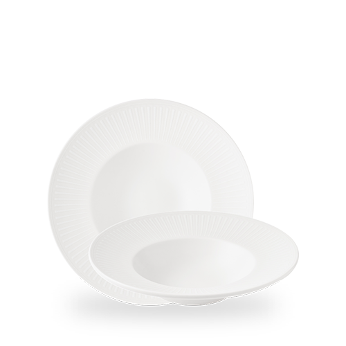 Inked Era 9.40" White Bowl