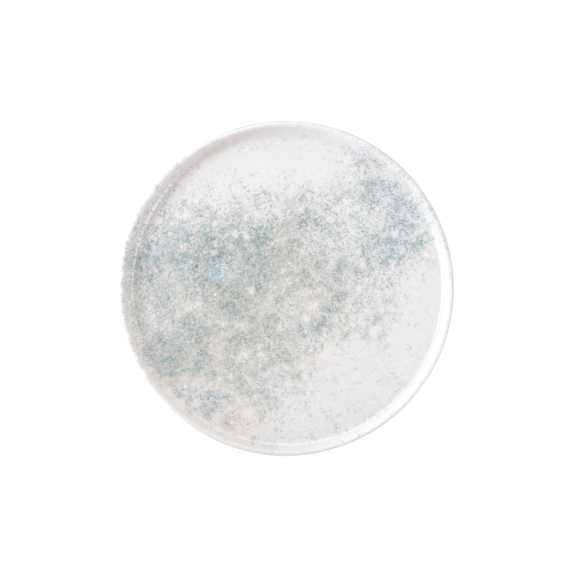 Smoky Matte Blue Flat Plate 6.3"