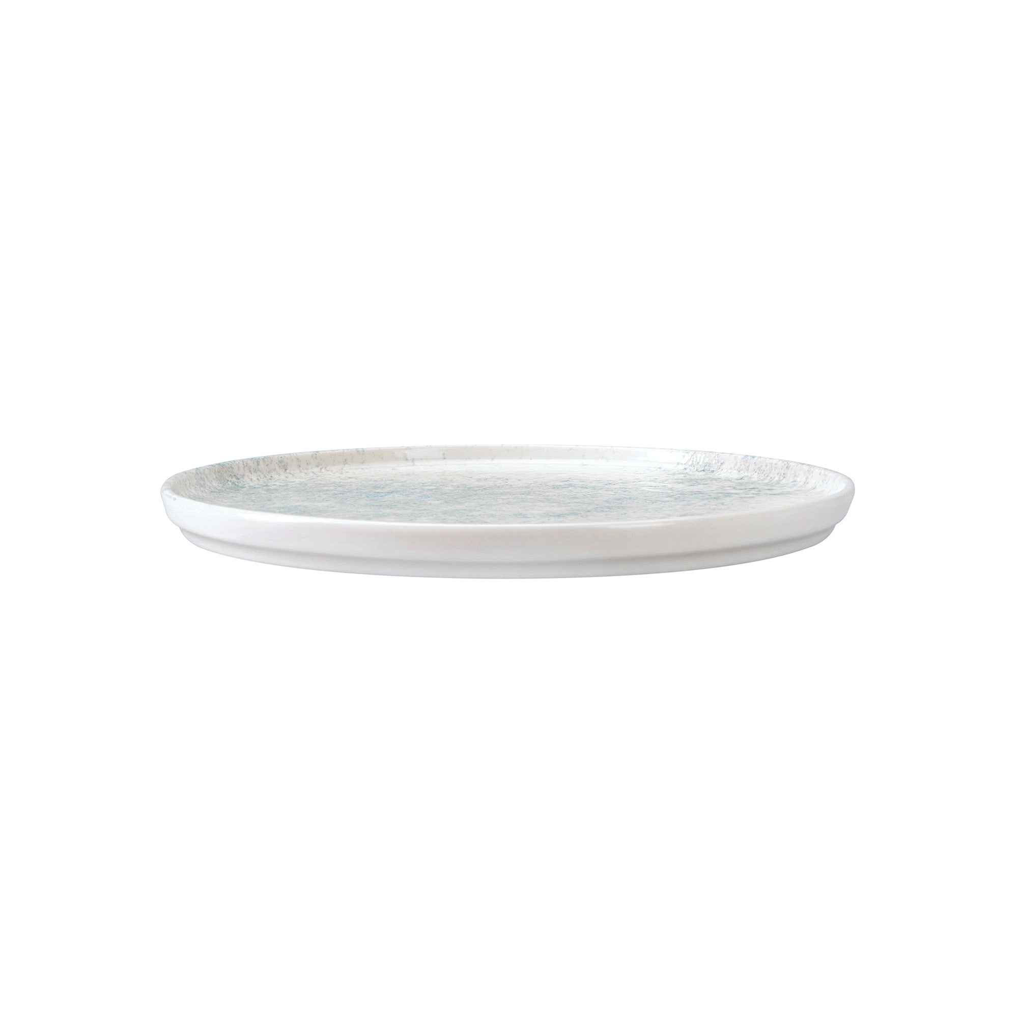 Smoky Matte Blue Flat Plate 6.3"