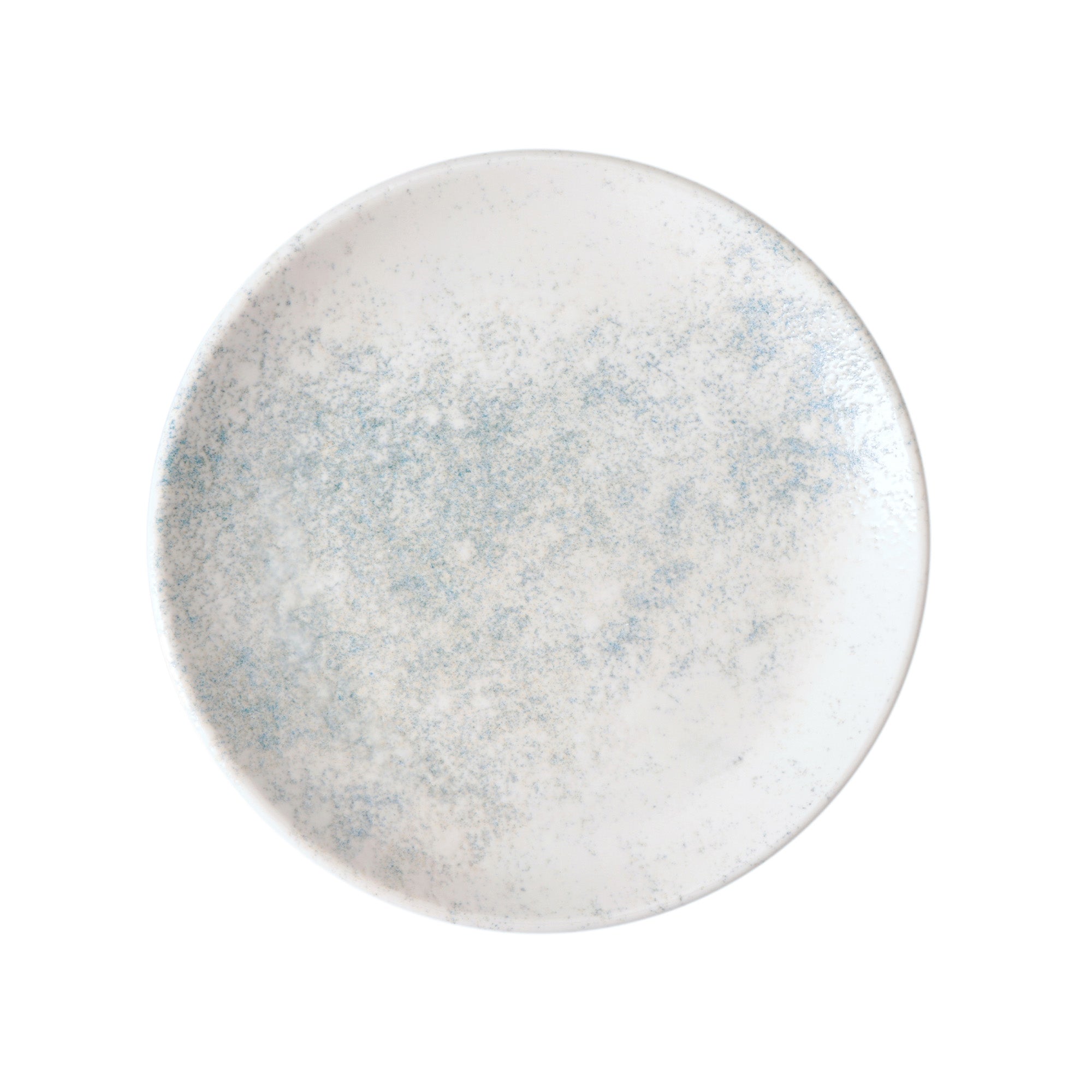 Smoky Matte Blue Coupe Flat Plate 6.7"