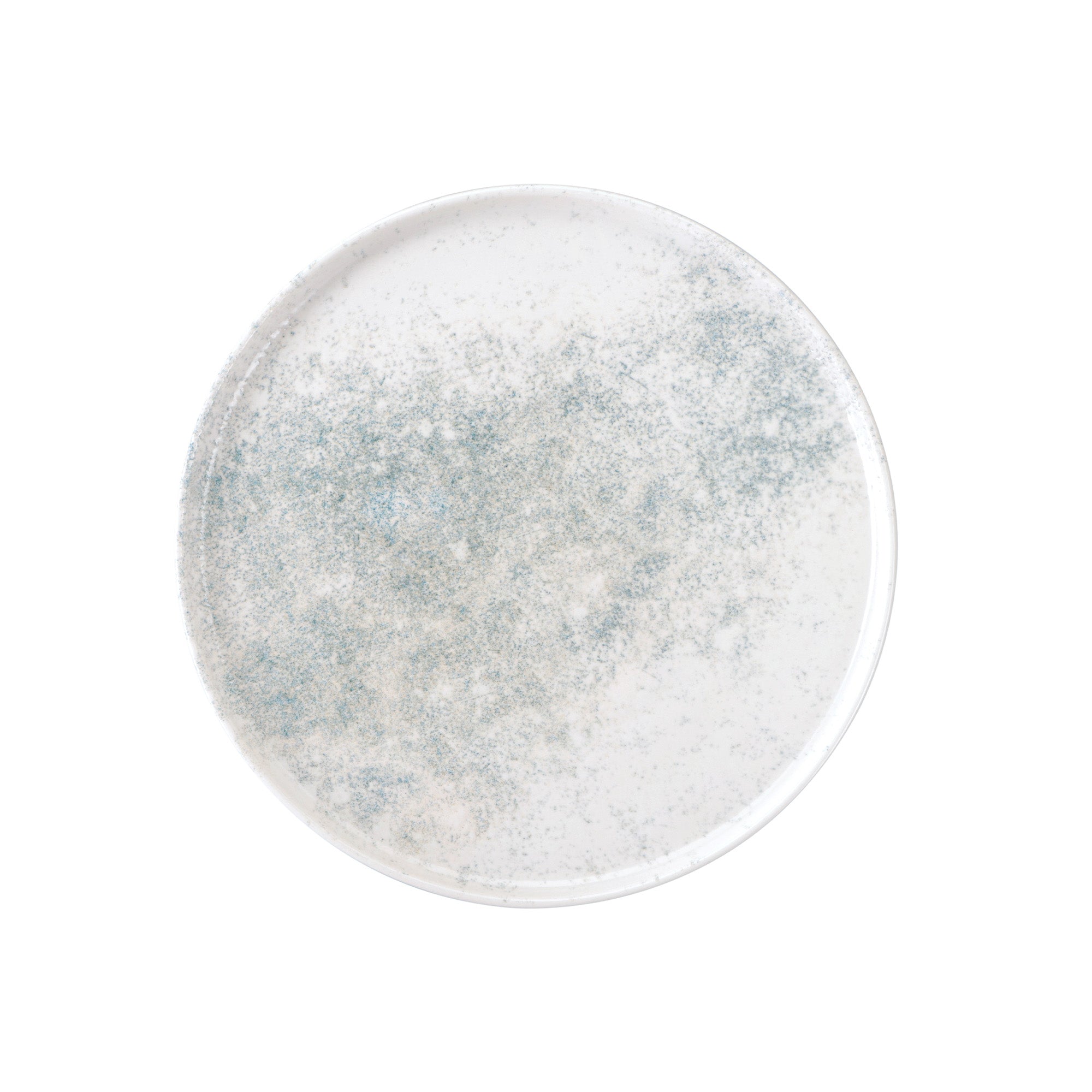 Smoky Matte Blue Flat Plate 8.3"