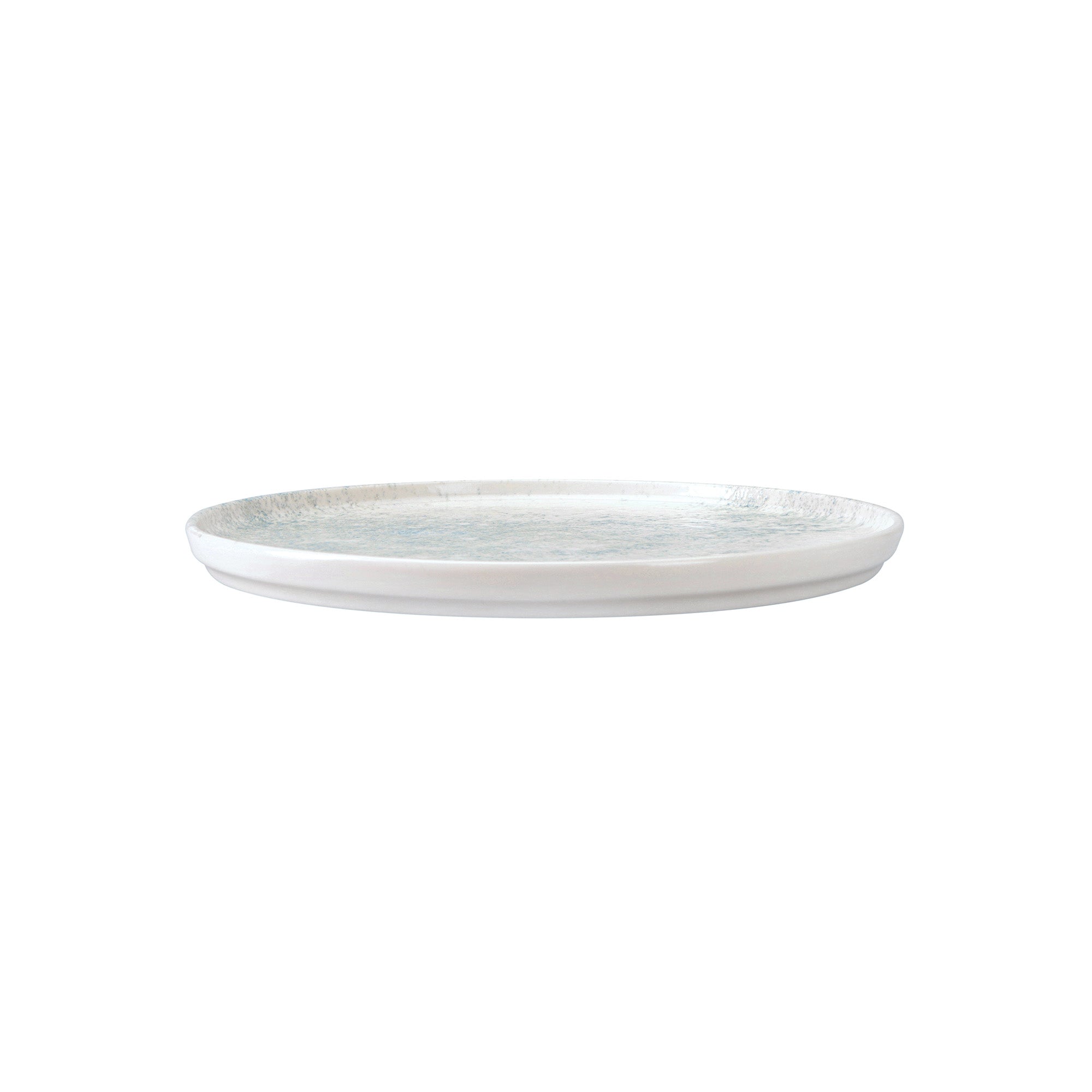 Smoky Matte Blue Flat Plate 8.3"