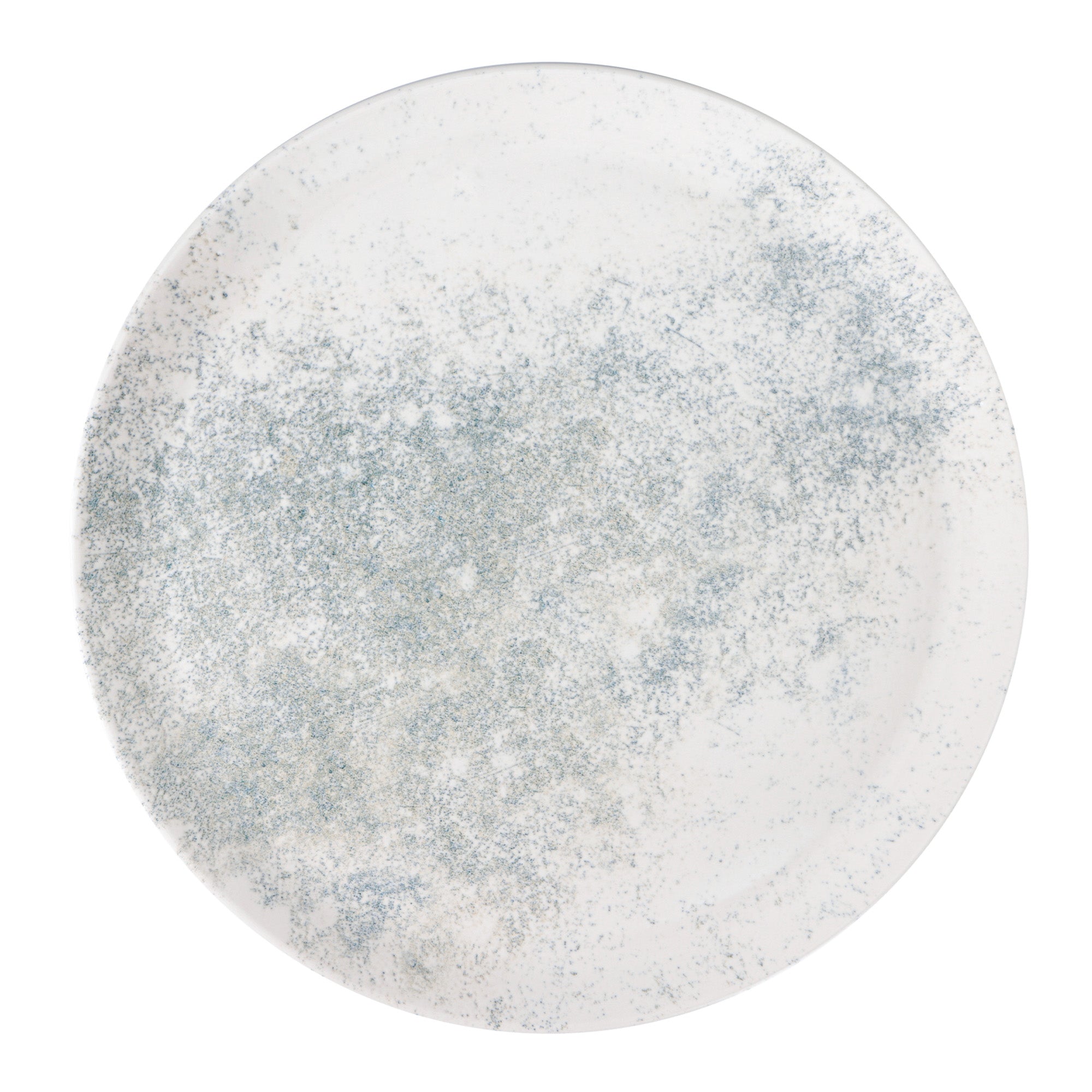 Smoky Matte Blue Pizza Plate 12.6"