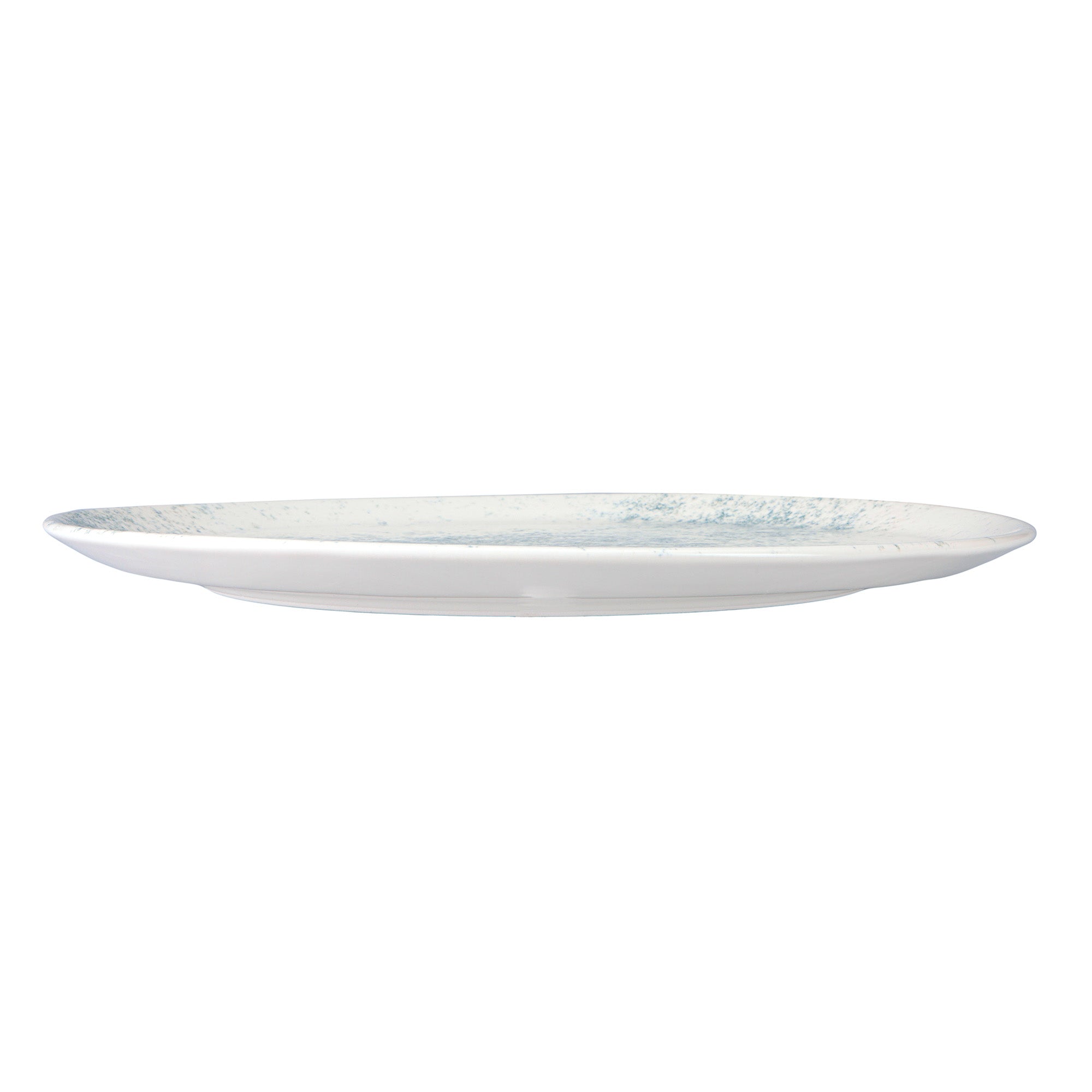 Smoky Matte Blue Pizza Plate 12.6"