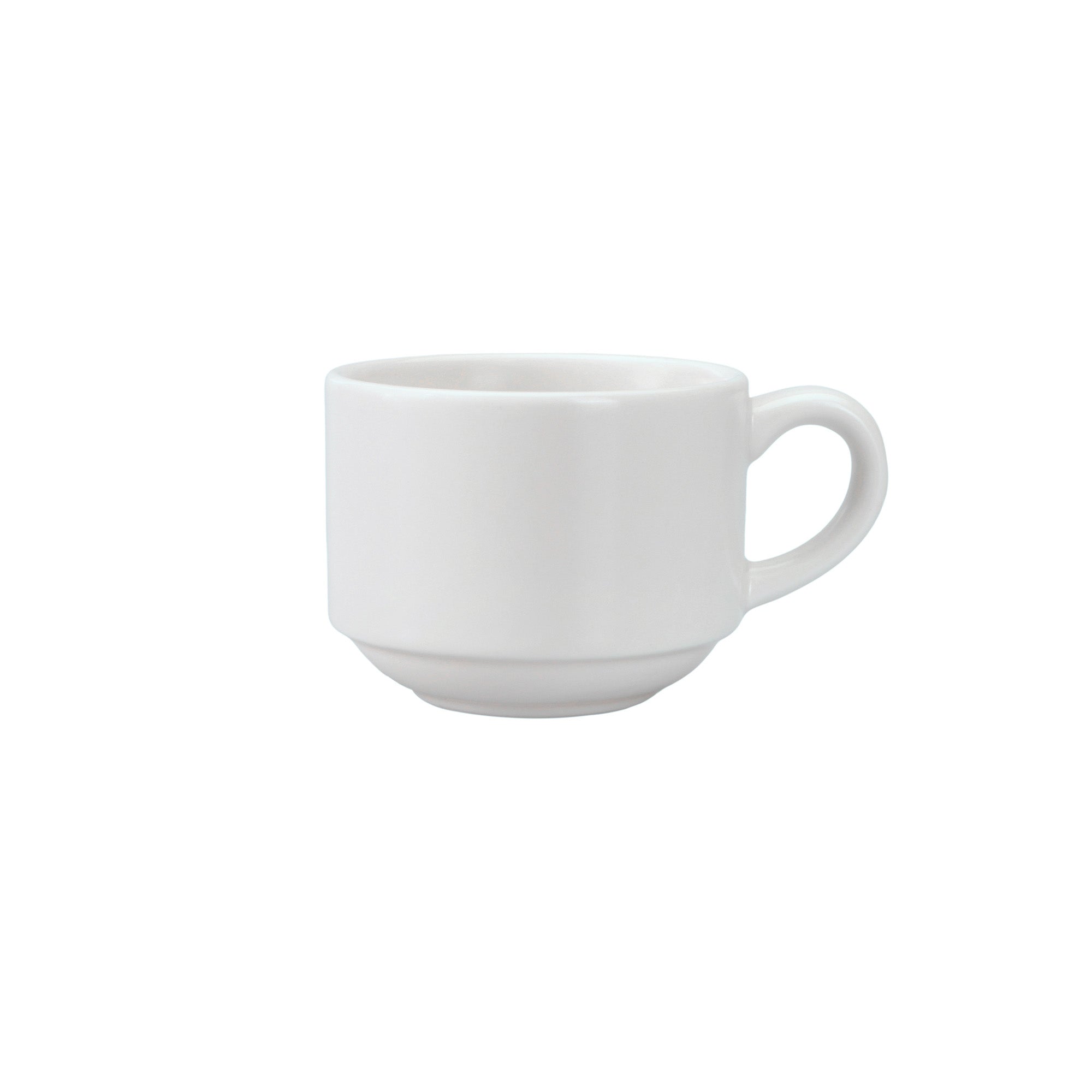 Smoky Matte Blue Stackable Teacup 9.8 oz