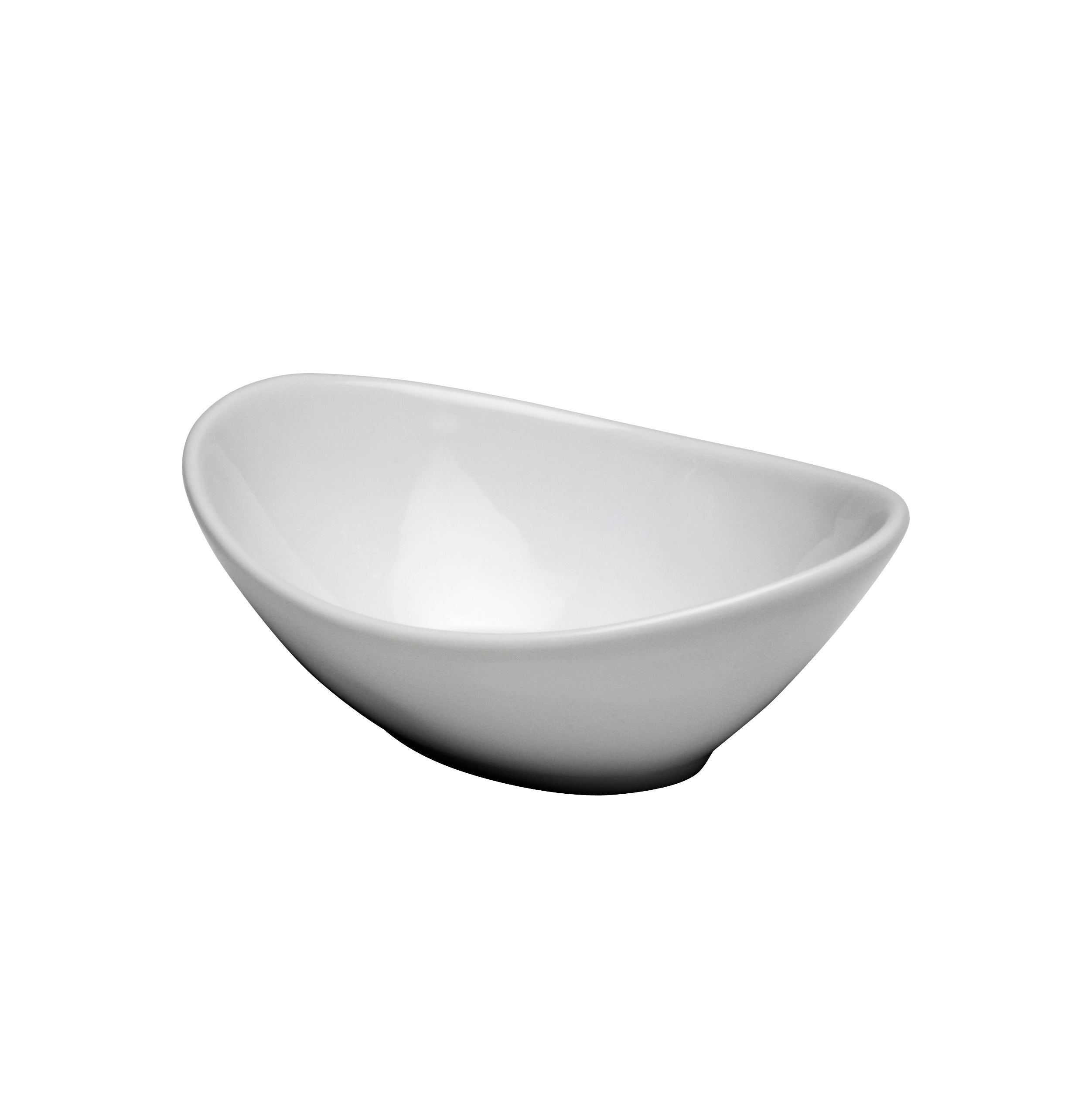 Buffalo White Ware 9.5 oz. Oval Porcelain Bowl