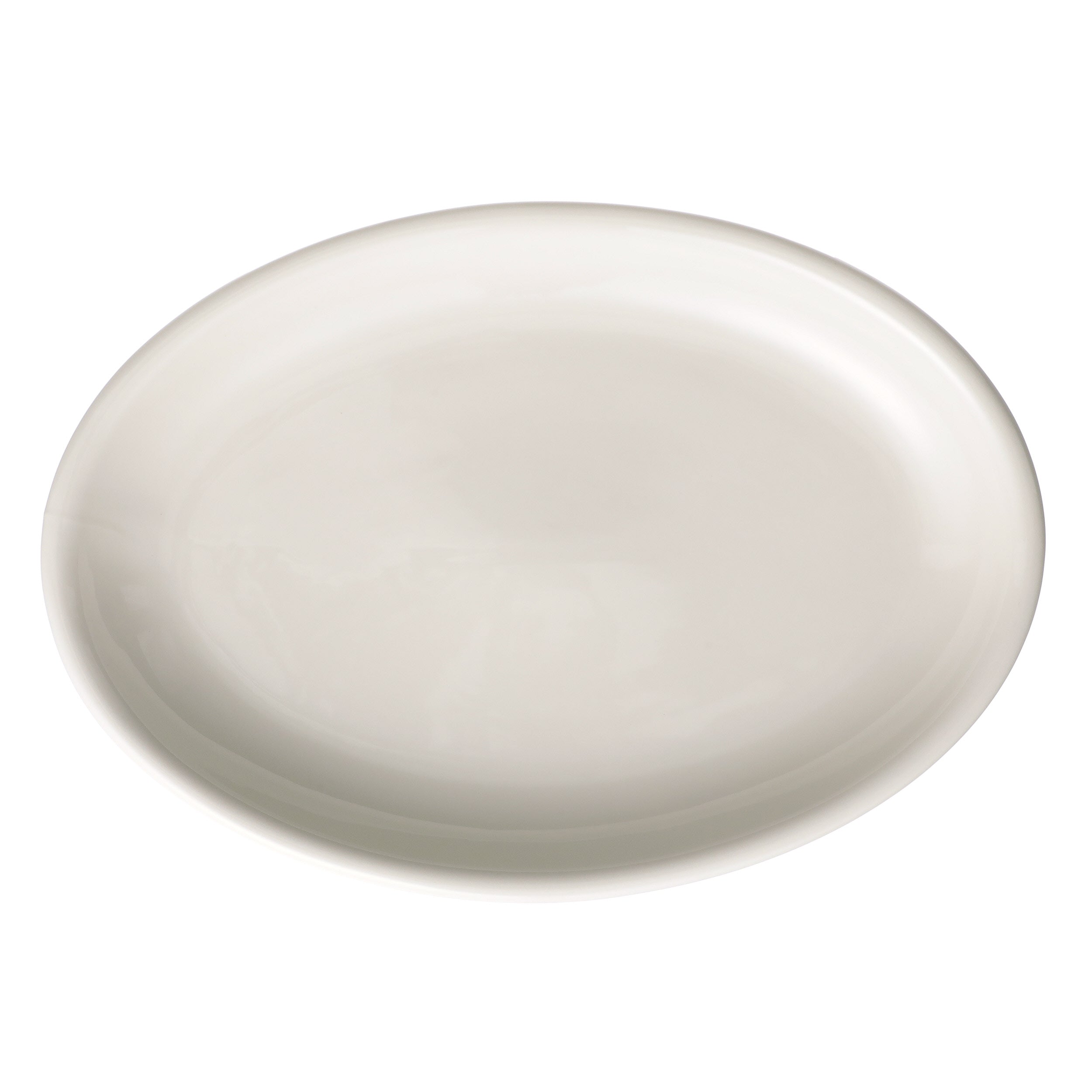 Oneida Buffalo 15-1/2" x 10-7/8" Cream White Coupe Platter