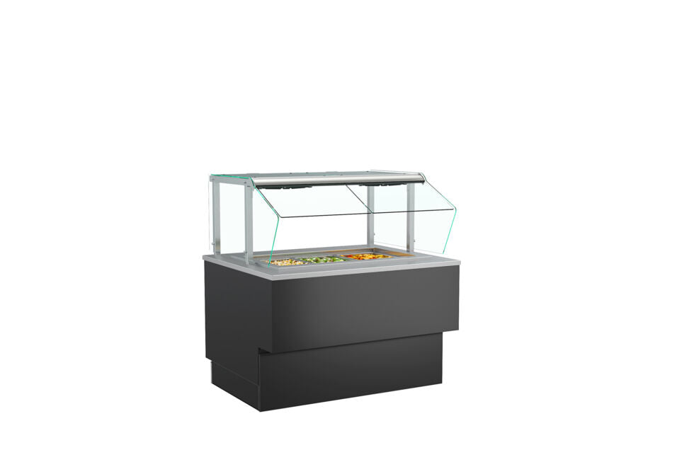 Grocerant Inline Self-Service Refrigerated Display Case, 40"W x 43"D x 55-1/2"H