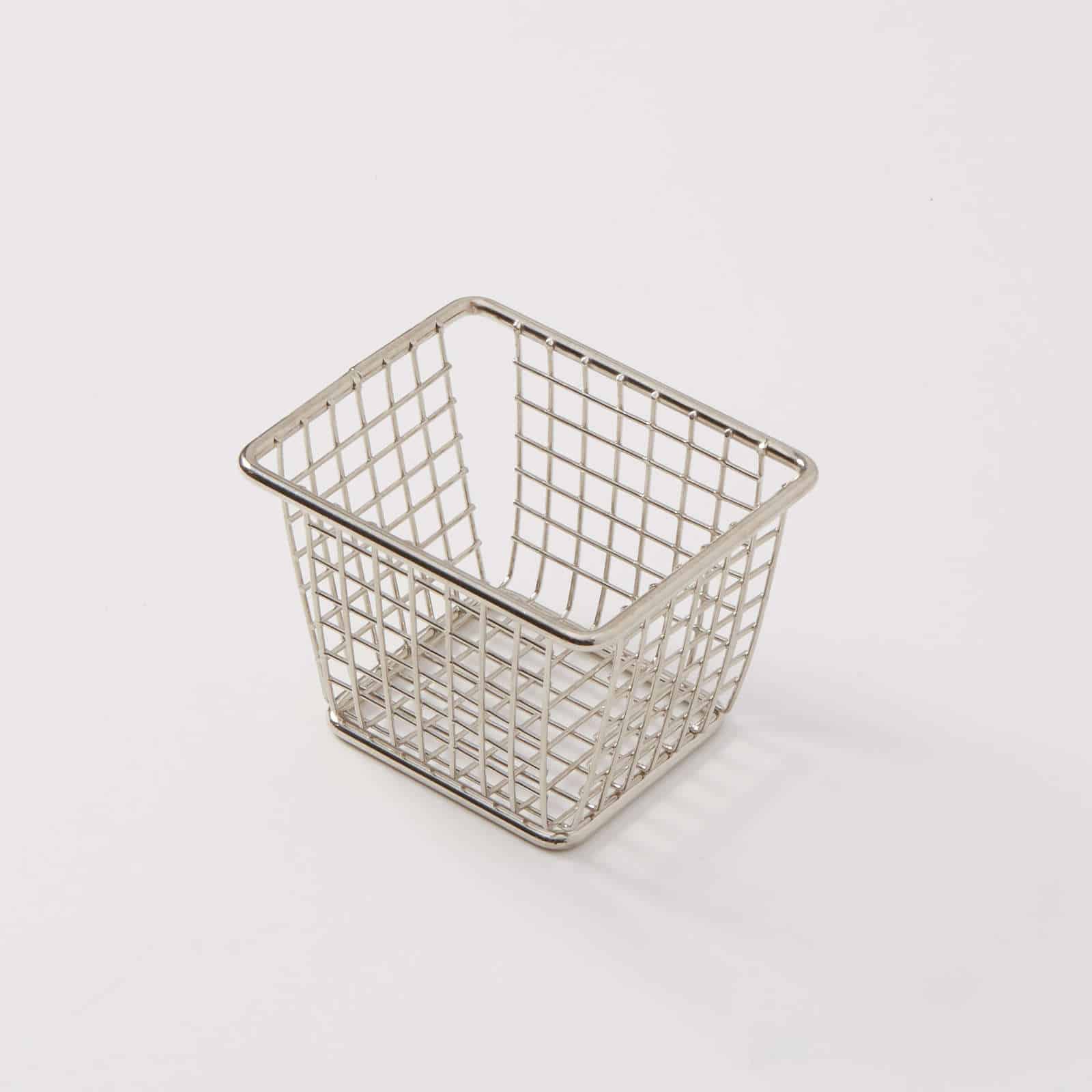 4-1/8"L x 3-3/8"W x 3"H Rectangular Snack/Fry Basket