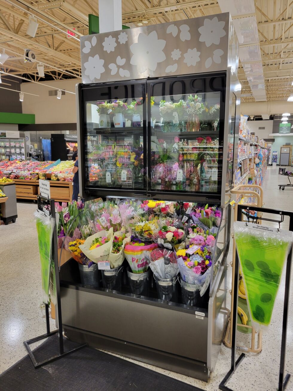 Allure Self-Service Refrigerated Combination Merchandiser, 50-3/4"W x 43-1/8"D x 87-7/8"H