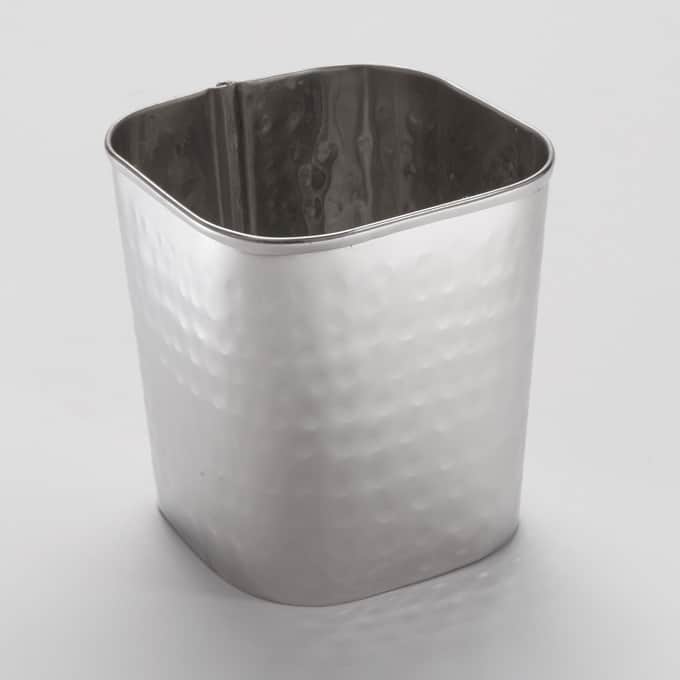 18 oz. Square Hammered Stainless Steel Fry Cup