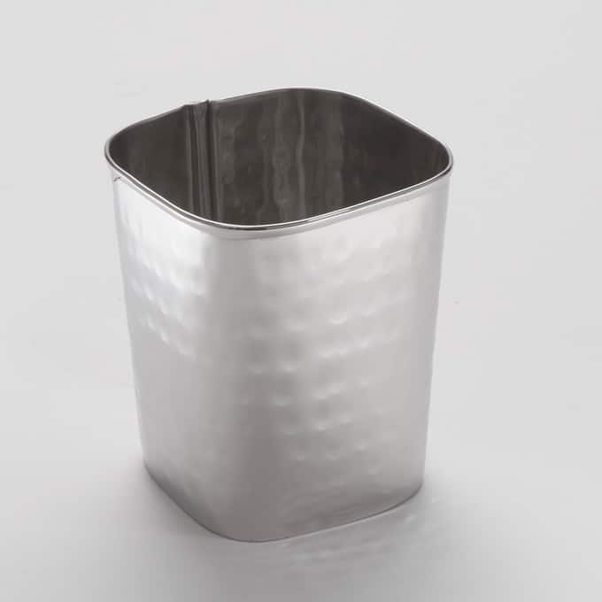12 oz. Square Hammered Stainless Steel Fry Cup