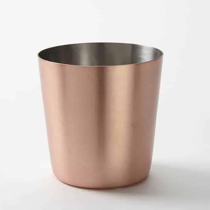 14 oz. Round Satin Copper French Fry Cup