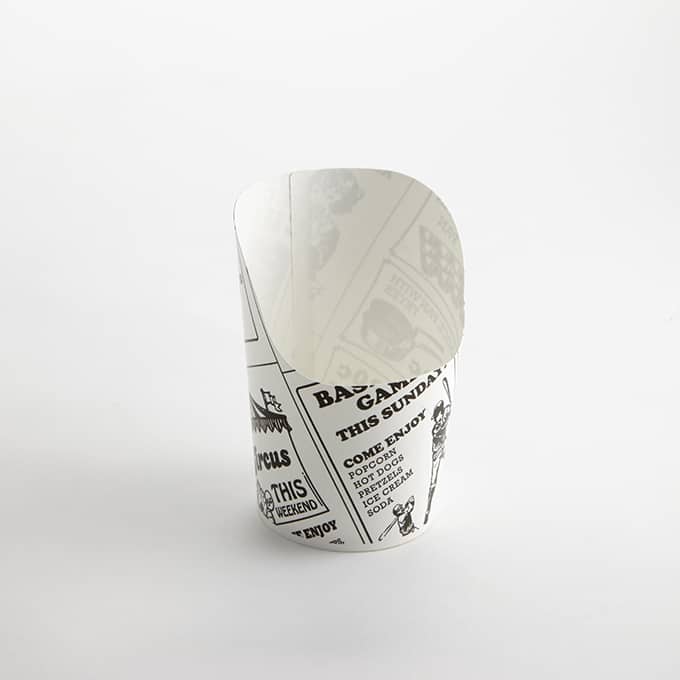 Paper Fry Cup, 4 oz., Printed