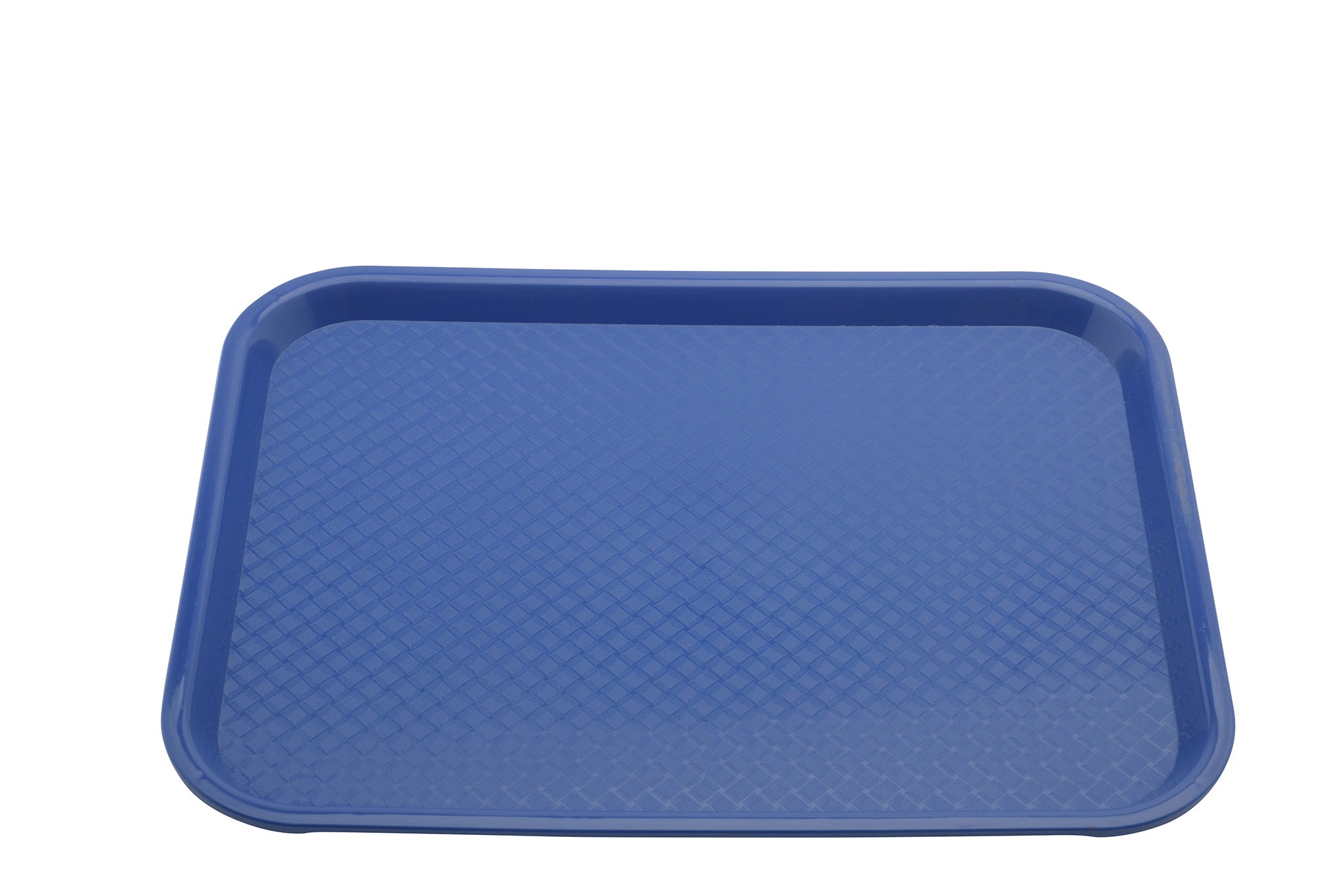 Fast Food Tray, 10-1/2" x 13-5/8", Blue, Rectangular