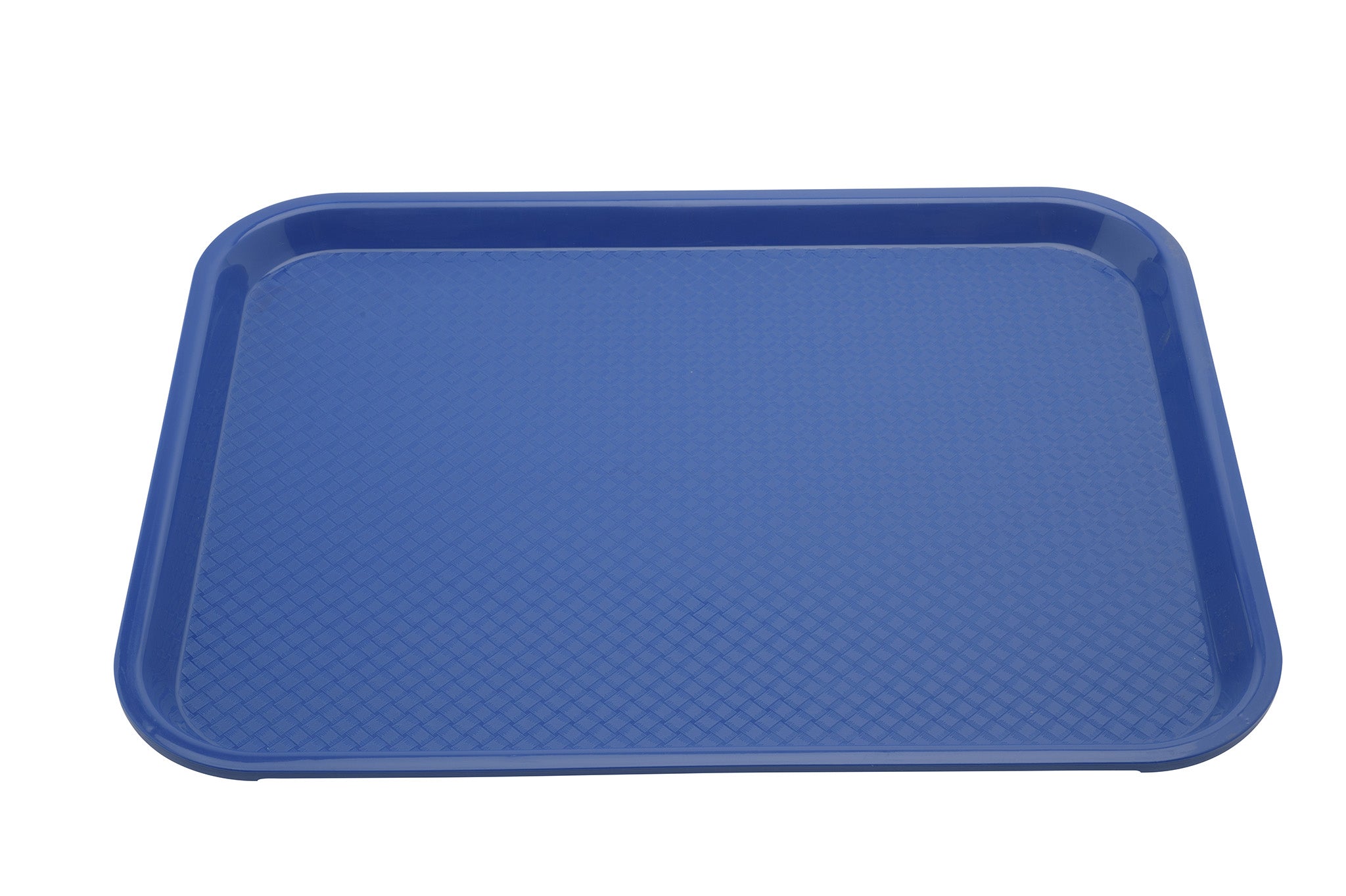 Fast Food Tray, 14" x 17-3/4", Blue, Rectangular