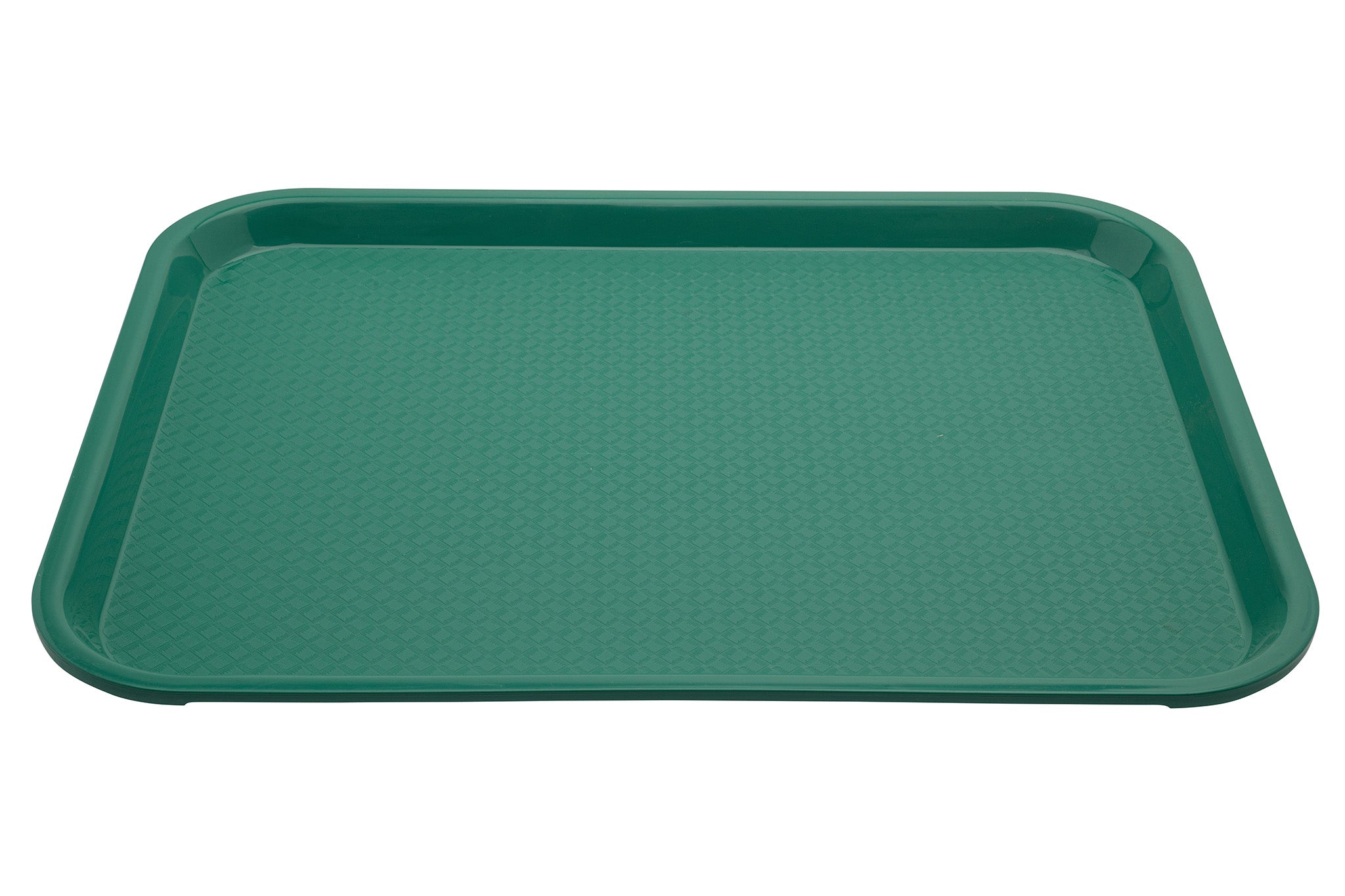 Fast Food Tray, 14" x 17-3/4", Green, Rectangular