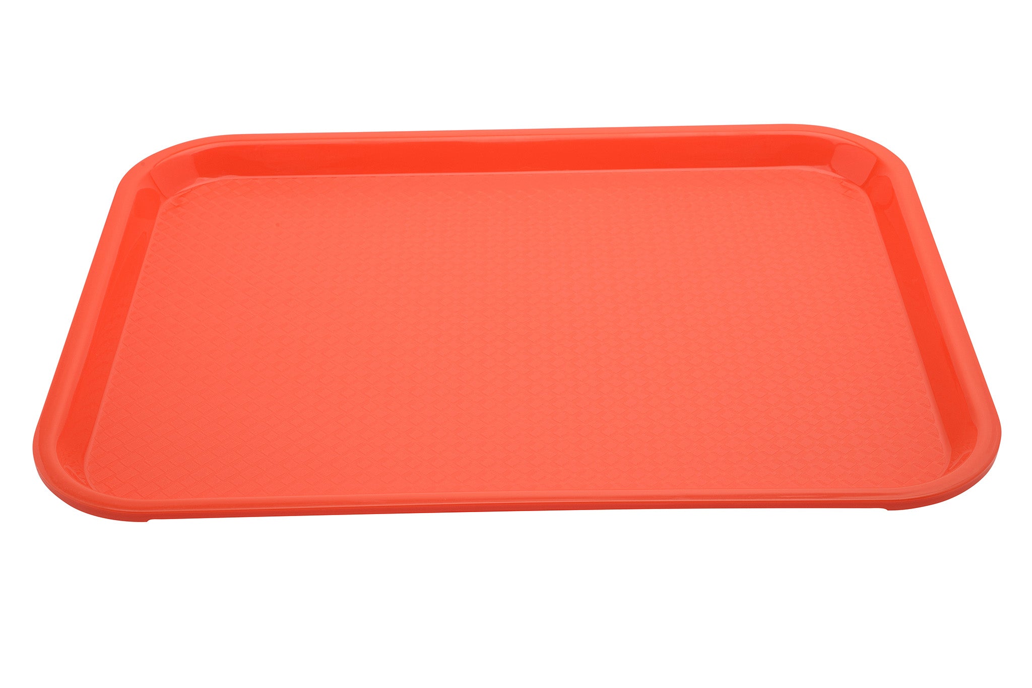 Fast Food Tray, 14" x 17-3/4", Red, Rectangular