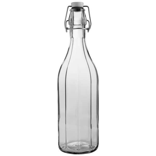 25.25 oz. Paneled Swing Top Bottle