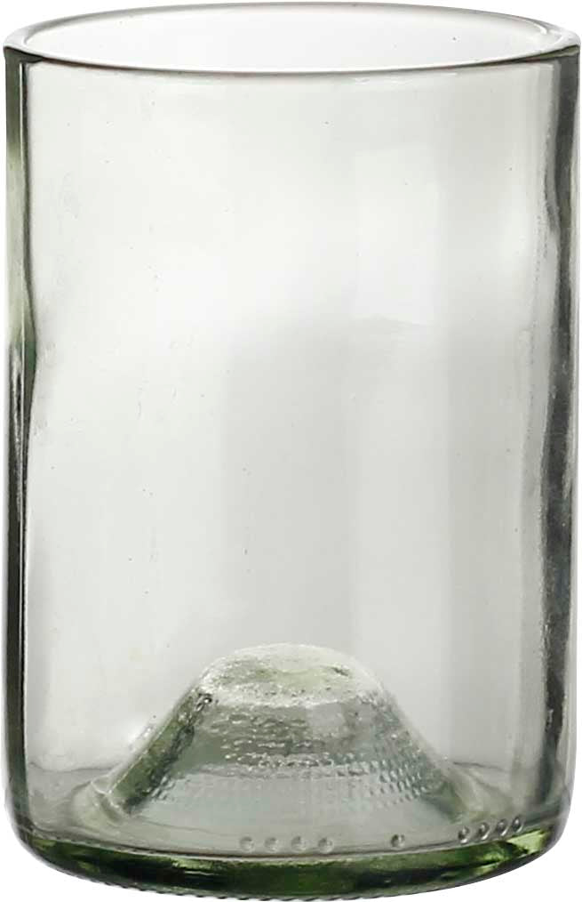 Wine Bottom Tumbler, Clear Tumbler 12 oz.