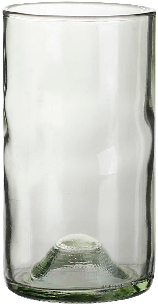 Wine Bottom Tumbler, Clear Tumbler 6 oz.