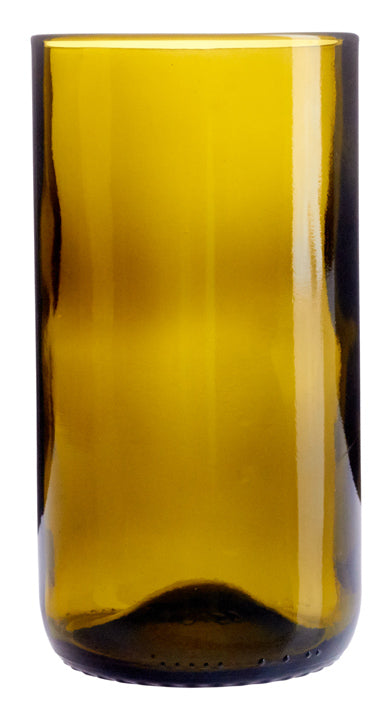 Wine Bottom Tumbler, Amber Tumbler 16 oz.