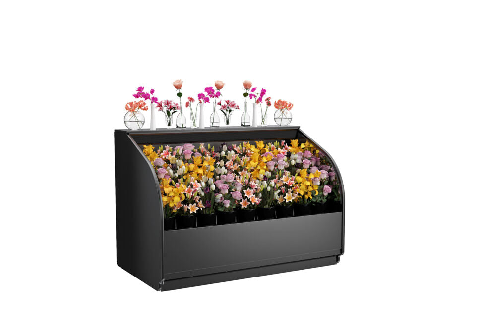 Allure Self-Service Refrigerated Low Profile Merchandiser, 74-1/4"W x 43"D x 52-5/8"H