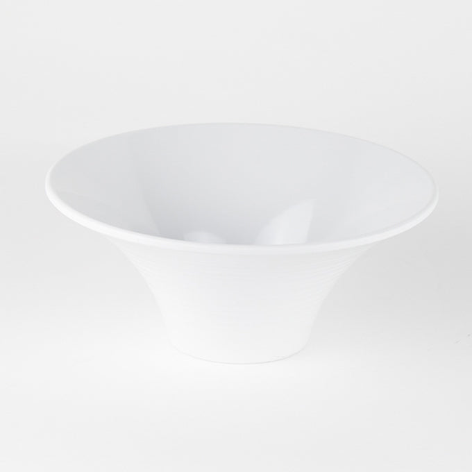Endurance 80 oz. Round Melamine Bowl, White
