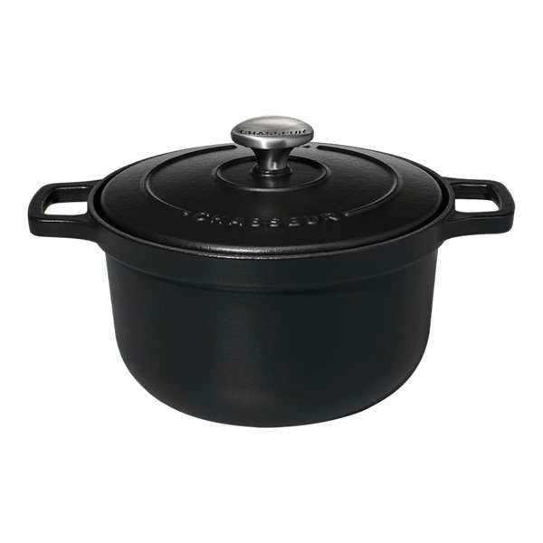 Chasseur Cast Iron Black Casserole 0.63 Qt