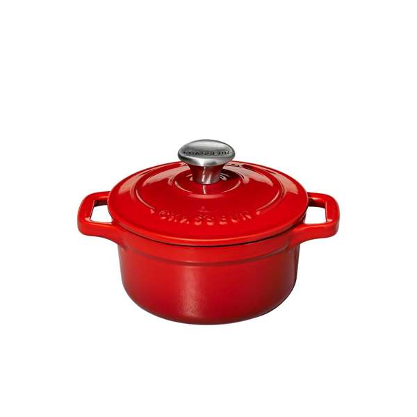 Chasseur Cast Iron Red Casserole 0.63 Qt